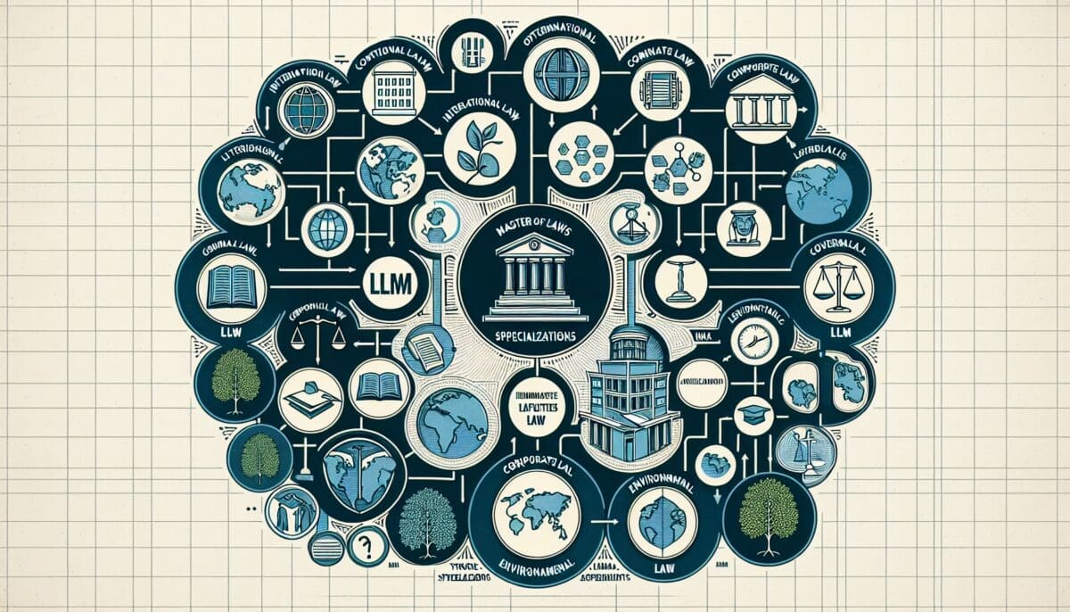 an image of multiple nodes and networks connecting the LLM